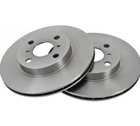 A.B.S. Disque de frein ventilé 16617 – 2x pour Toyota Paseo Coupé