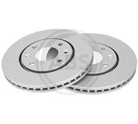 2x Disque de frein ventilé 16648 A.B.S. pour PEUGEOT 406 Break 406