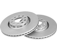 2x Disque de frein ventilé 16930 A.B.S. pour AUDI VW SKODA SEAT
