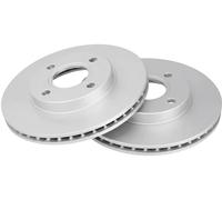 2x Disque de frein ventilé 17007 A.B.S. pour FORD MAZDA