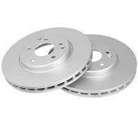 2x Disque de frein ventilé 17017 A.B.S. pour MERCEDES-BENZ CHRYSLER