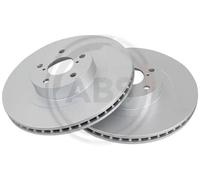 2x Disque de frein ventilé 17020 A.B.S. pour SUBARU TOYOTA