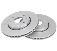2x Disque de frein ventilé 17022 A.B.S. pour MITSUBISHI VOLVO