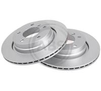 2x Disque de frein ventilé 17024 A.B.S. pour BMW 3 3 Coupé 3 Décapotable
