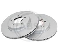 2x Disque de frein ventilé 17025 A.B.S. pour BMW 3 3 Coupé 3 Touring Z4 Roadster