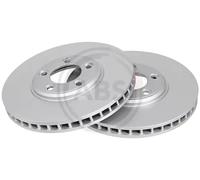 2x Disque de frein ventilé 17049 A.B.S. pour JAGUAR S-TYPE II