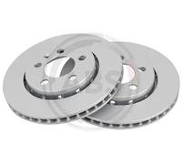 2x Disque de frein ventilé 17059 A.B.S. pour AUDI VW SEAT SKODA