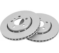 2x Disque de frein ventilé 17059 A.B.S. pour VW AUDI SKODA SEAT