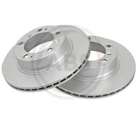 2x Disque de frein ventilé 17073 A.B.S. pour PORSCHE BOXSTER
