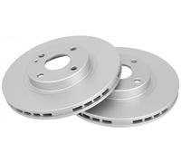2x Disque de frein ventilé 17091 A.B.S. pour MAZDA 323 S VI A trois volumes