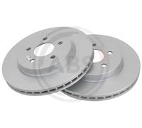 2x Disque de frein ventilé 17109 A.B.S. pour MERCEDES-BENZ CLASSE M