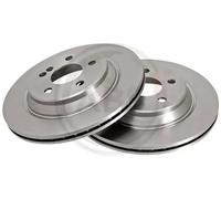 2x Disque de frein ventilé 17113 A.B.S. pour MERCEDES-BENZ CLASSE S