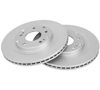 2x Disque de frein ventilé 17135 A.B.S. pour MITSUBISHI PAJERO PININ I