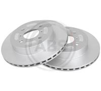 2x Disque de frein ventilé 17162 A.B.S. pour SUZUKI IGNIS I