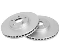 2x Disque de frein ventilé 17181 A.B.S. pour TOYOTA CELICA Coupé AVENSIS