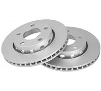 ABS All Brake Systems - Disque de frein ventilé 17221 - 2x pour VW Audi