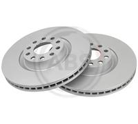 2x Disque de frein ventilé 17239 A.B.S. pour AUDI A6 C5 A6 C5 Avant