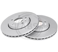 2x Disque de frein ventilé 17329 A.B.S. pour NISSAN OPEL RENAULT