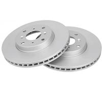 2x Disque de frein ventilé 17341 A.B.S. pour HONDA ACCORD VI ACCORD VI Hatchback
