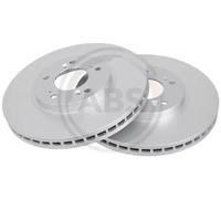 2x Disque de frein ventilé 17358 A.B.S. pour HONDA ACCORD VI LEGEND III