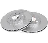 2x A.B.S. 17359 Disque de frein pour HONDA Jazz II Schrägheck (GD, GE3, GE2)
