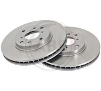 2x A.B.S. 17364 Disque de frein pour HONDA ACCORD VI Coupe (CG) 281mm