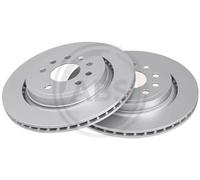 2x Disque de frein ventilé 17371 A.B.S. pour CADILLAC OPEL SAAB FIAT