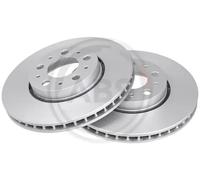 2x Disque de frein ventilé 17404 A.B.S. pour VOLVO S60 I S80 I V70 I V70 II S70