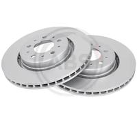2x Disque de frein ventilé 17410 A.B.S. pour VOLVO C70 I Coupé C70 I Décapotable