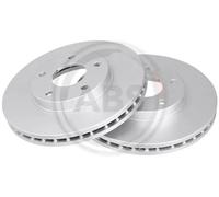 2x Disque de frein ventilé 17438 A.B.S. pour NISSAN ALMERA TINO PRIMERA