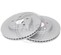 2x Disque de frein ventilé 17460 A.B.S. pour TOYOTA LEXUS