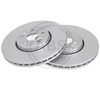 2x Disque de frein ventilé 17506 A.B.S. pour RENAULT ESPACE IV VEL SATIS