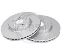 2x A.B.S. Disque de frein Avant pour TOYOTA AVENSIS Break (T25) 295mm 17510