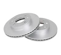 2x Disque de frein ventilé 17549 A.B.S. pour HYUNDAI GETZ