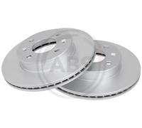 2x Disque de frein ventilé 17549 A.B.S. pour HYUNDAI GETZ