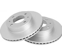 2x Disque de frein ventilé 17576 A.B.S. pour HYUNDAI ATOS