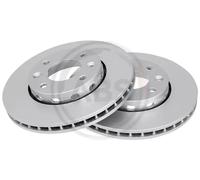 2x Disque de frein ventilé 17579 A.B.S. pour KIA CARENS II Monospace CARENS I
