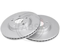 2x Disque de frein ventilé 17608 A.B.S. pour TOYOTA AVENSIS AVENSIS Break