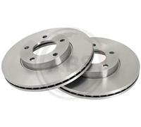 2x Disque de frein ventilé 17636 A.B.S. pour MAZDA 3 A trois volumes 5 3