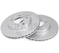 ABS All Brake Systems - Disque de frein ventilé 17646 pour Mercedes-Benz Classe A - 2x