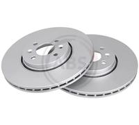 2x Disque de frein ventilé 17654 A.B.S. pour RENAULT SCÉNIC II GRAND SCÉNIC II
