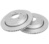 2x Disque de frein ventilé 17665 A.B.S. pour LAND ROVER DISCOVERY IV