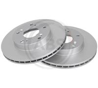 2x Disque de frein ventilé 17690 A.B.S. pour HONDA CIVIC VII Hatchback CR-Z