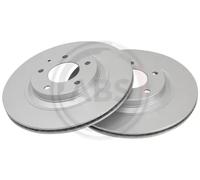 2x Disque de frein ventilé 17696 A.B.S. pour MAZDA RX-8