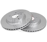2x Disque de frein ventilé 17704 A.B.S. pour SUZUKI GRAND VITARA II