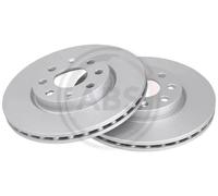 2x Disque de frein ventilé 17710 A.B.S. pour FIAT OPEL