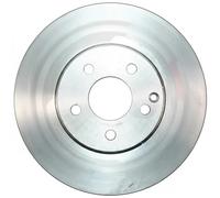 2x Disque de frein ventilé 17738 A.B.S. pour MERCEDES-BENZ CLASSE E