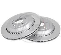 2x Disque de frein ventilé 17785 A.B.S. pour MERCEDES-BENZ CLASSE GL CLASSE M