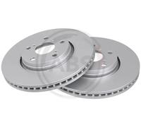 2x Disque de frein ventilé 17829 A.B.S. pour TOYOTA AVENSIS A trois volumes