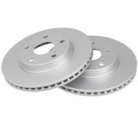 2x Disque de frein ventilé 17832 A.B.S. pour TOYOTA COROLLA A trois volumes